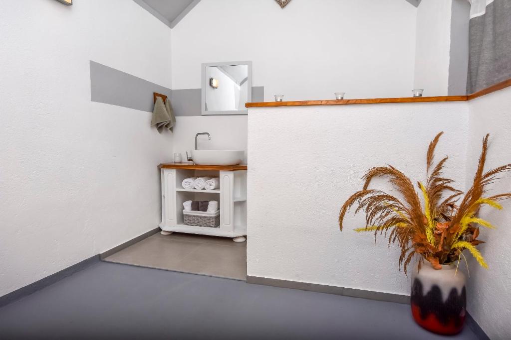 Kuchyň nebo kuchyňský kout v ubytování Apartment Bo&Dy
