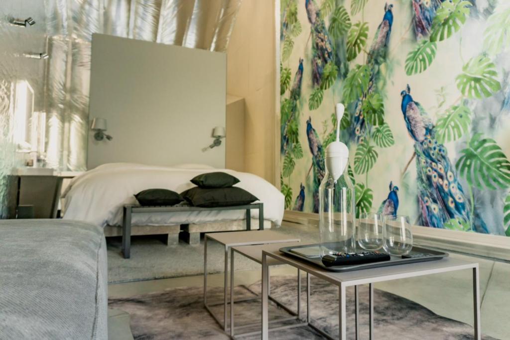 Postel nebo postele na pokoji v ubytování Hotel 49
