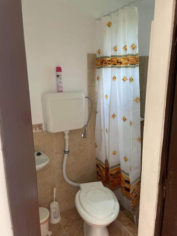 Koupelna v ubytování Góbé Vendégház