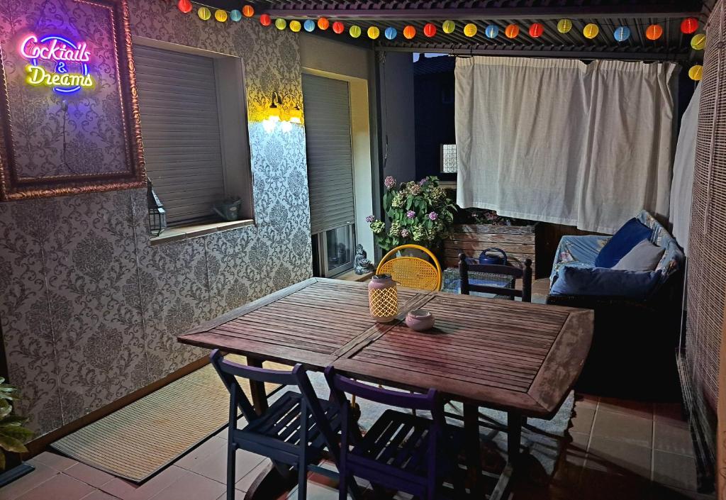 Posezení v ubytování La terrasseta