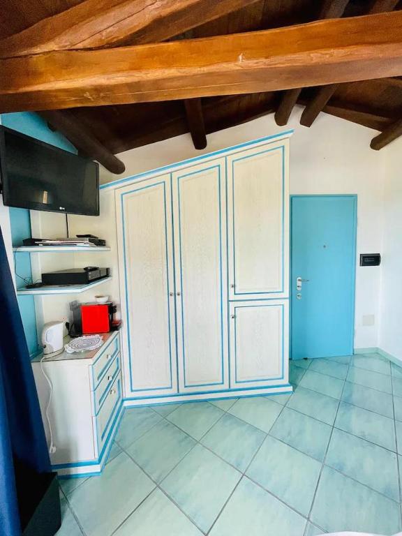 Kuchyň nebo kuchyňský kout v ubytování Romantica Suite Panoramica