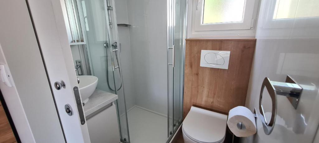 Kúpeľňa v ubytovaní Mobile home KMZ