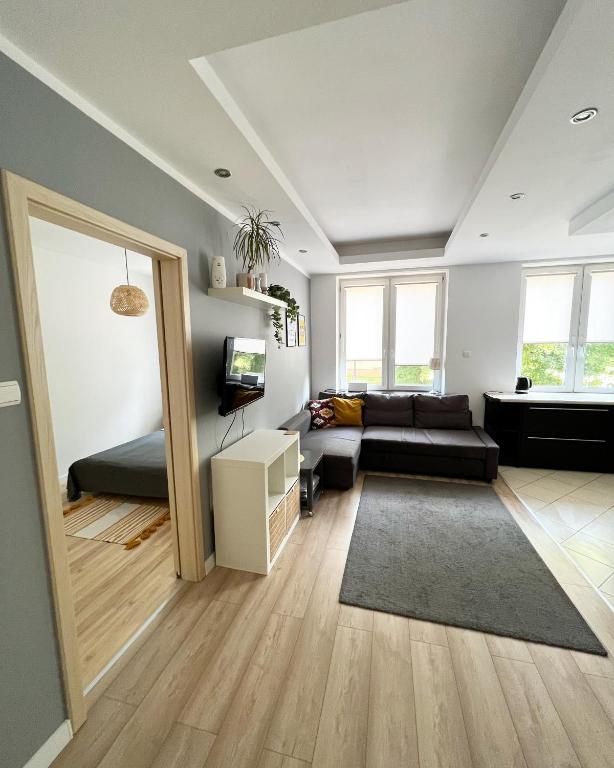 Posedenie v ubytovaní Warszawska 1 Apartament Giżycko