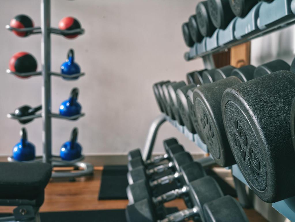 Fitness centrum a/nebo fitness zařízení v ubytování Boulevard Hotel Oman