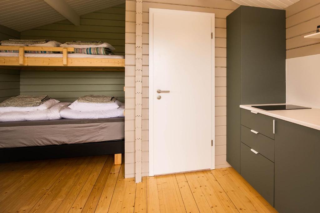 Postel nebo postele na pokoji v ubytování Móar Cottage