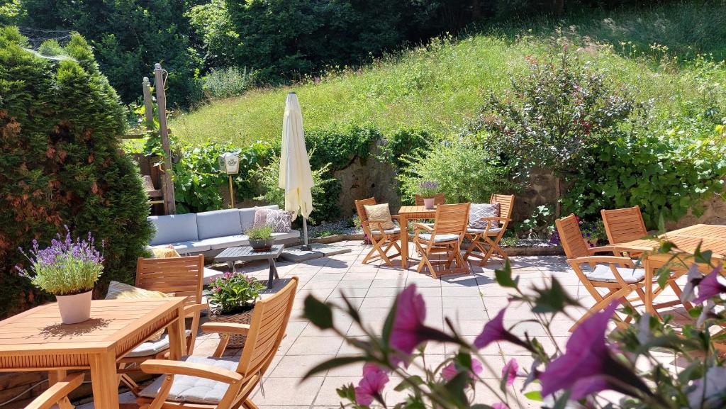 Zahrada ubytování Alpenchalet Almrose