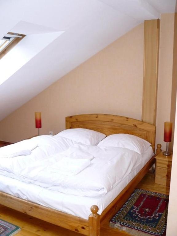 Postel nebo postele na pokoji v ubytování Simon-Dach-Haus