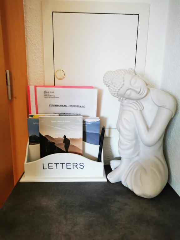 Postel nebo postele na pokoji v ubytování Haus Knoll