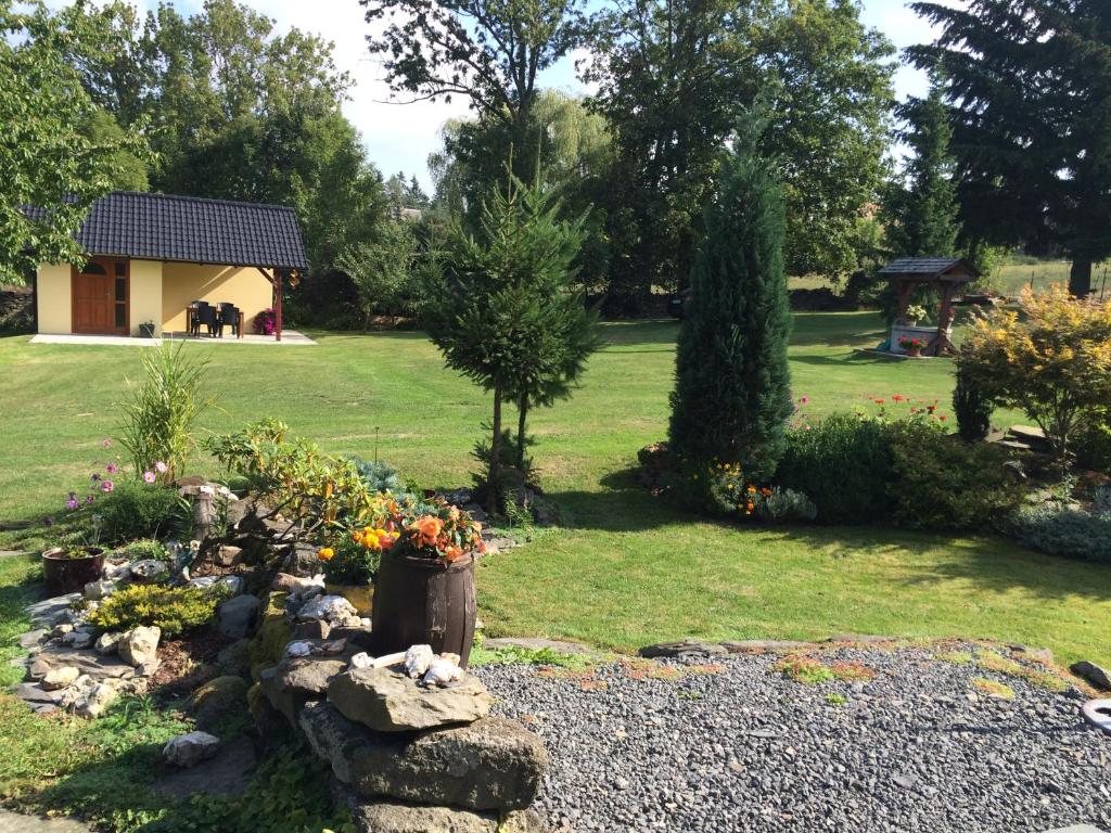 Zahrada ubytování Apartmán Slezská Harta