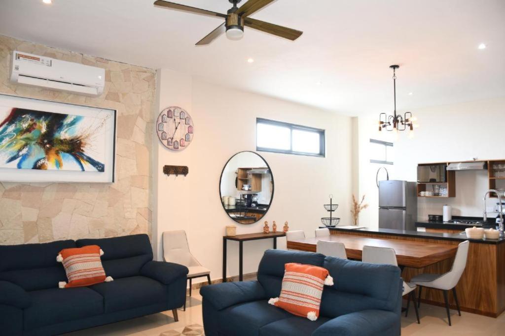 Casa Luz Downtown Apartments in Tulum - Appartement Met Drie Slaapkamers