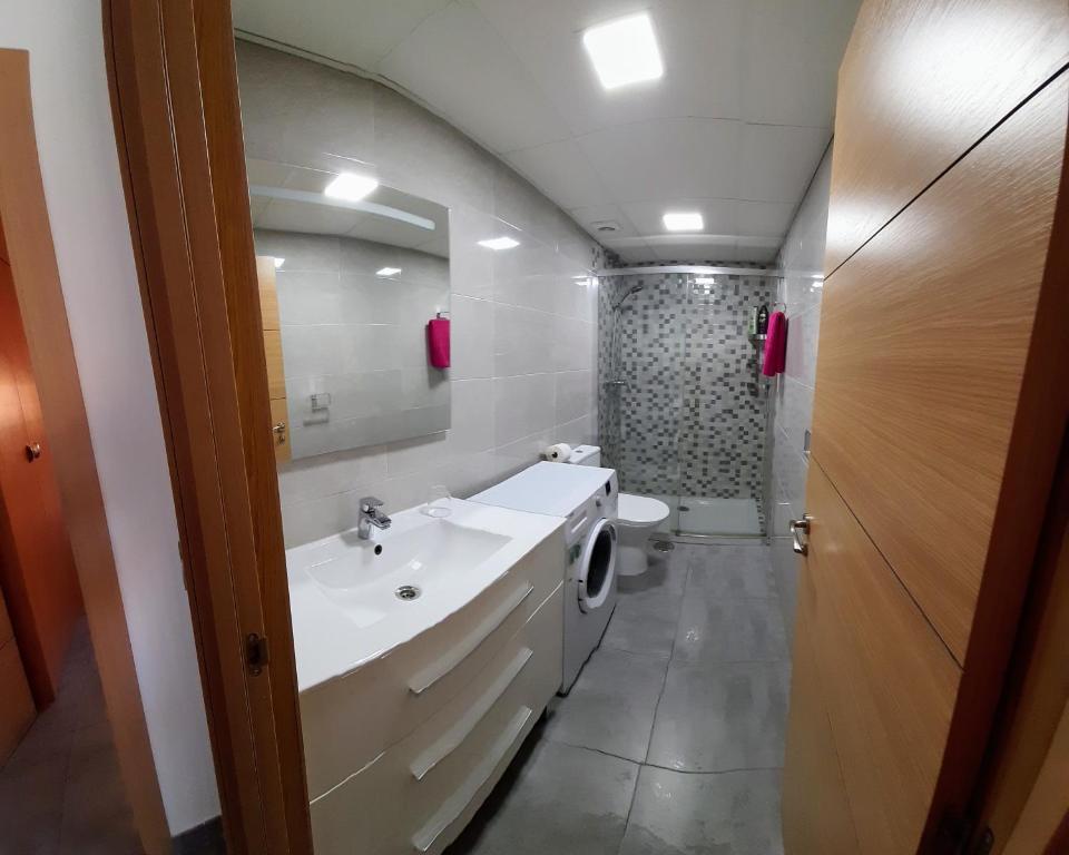 Kúpeľňa v ubytovaní Merlo's Gaviotas. (Apartamento).