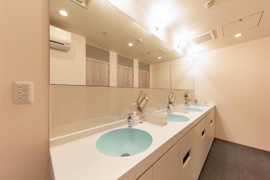 Koupelna v ubytování plat hostel keikyu sapporo ichiba