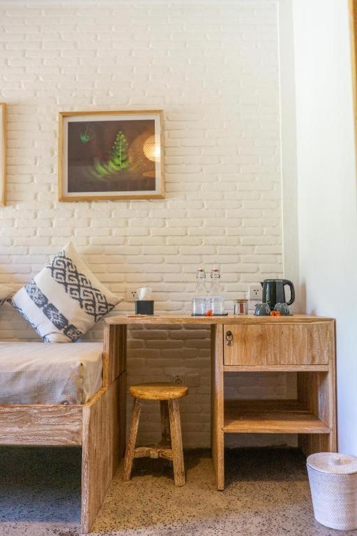 Voodi või voodid majutusasutuse Mana Eco Retreat toas