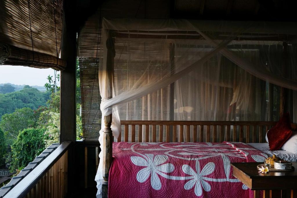 Balkón nebo terasa v ubytování Sunrise Villa Ubud