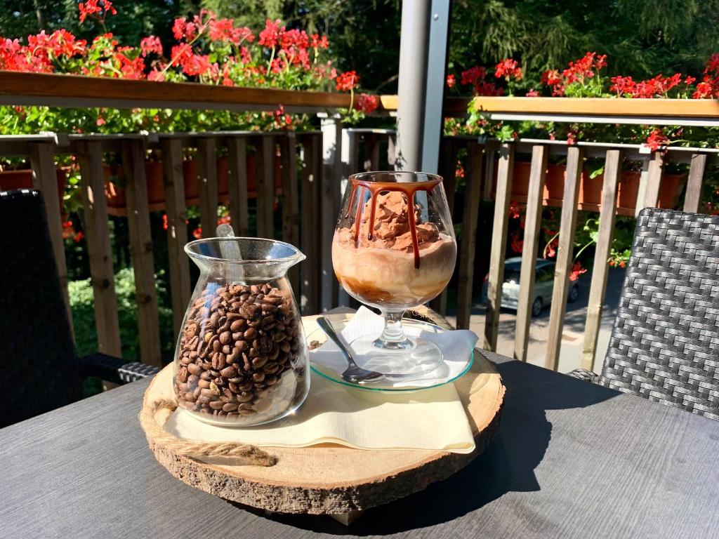 Balkón nebo terasa v ubytování Hotel Zarja