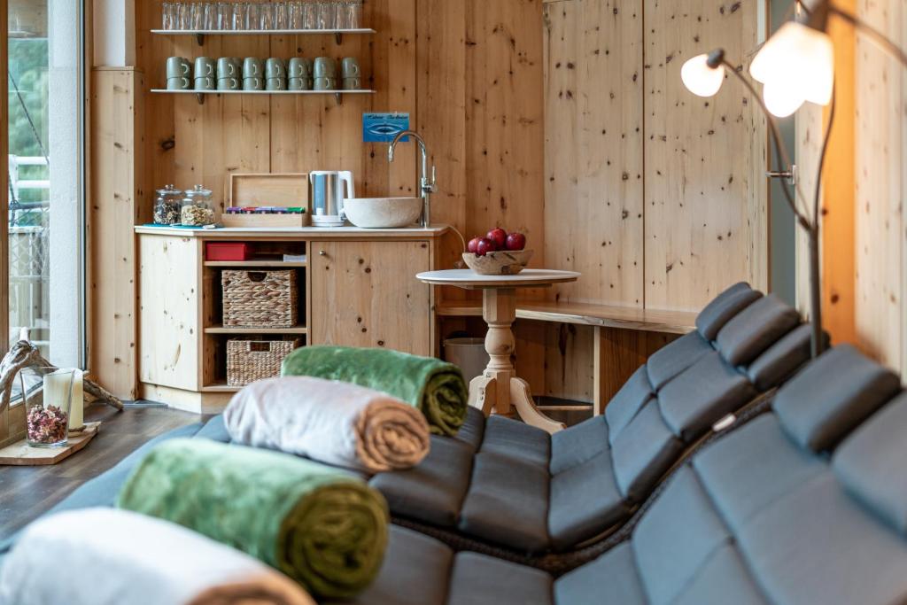 Posezení v ubytování Genusshotel Alpenblick