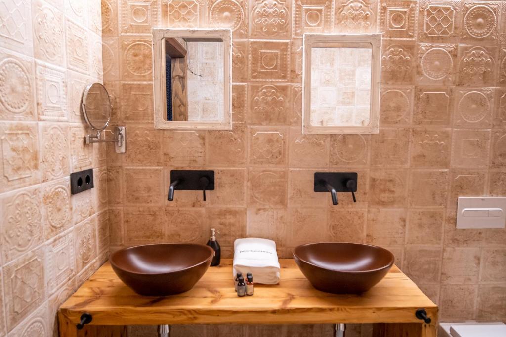 Koupelna v ubytování HOTEL SOMNIFABRIK