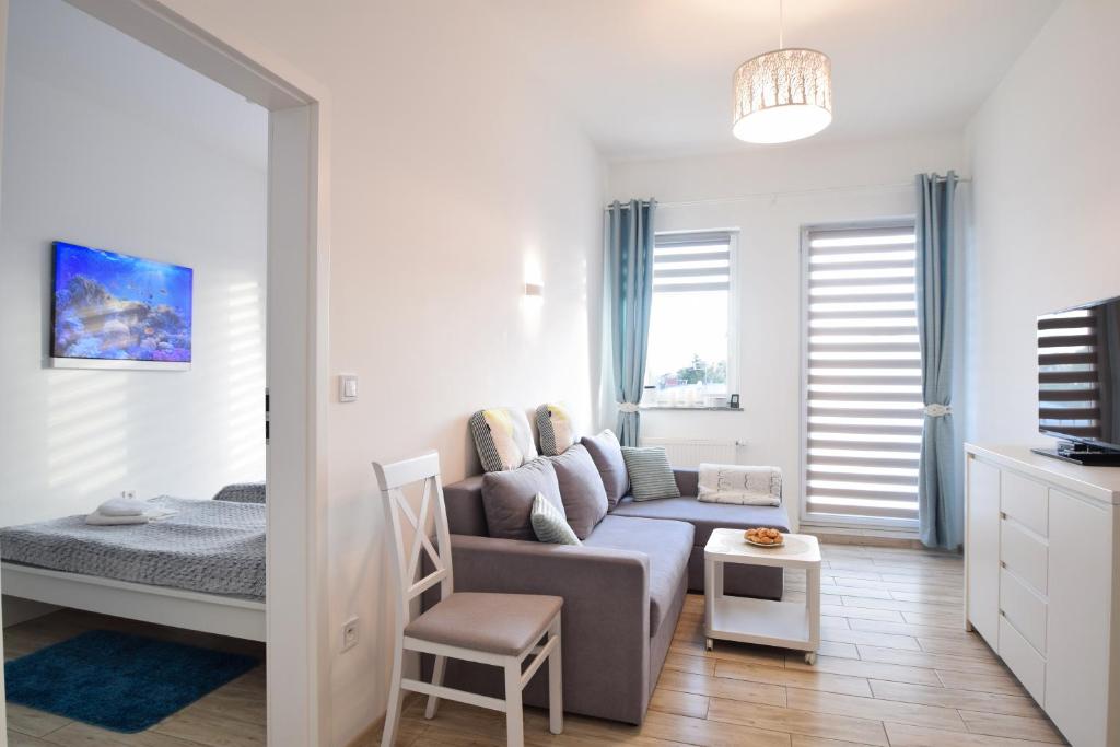 Et tv og/eller underholdning på Apartament Rafa Koralowa