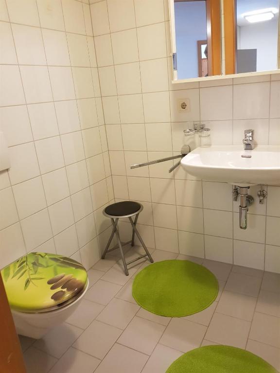 Koupelna v ubytování Ferienhaus Alfenz
