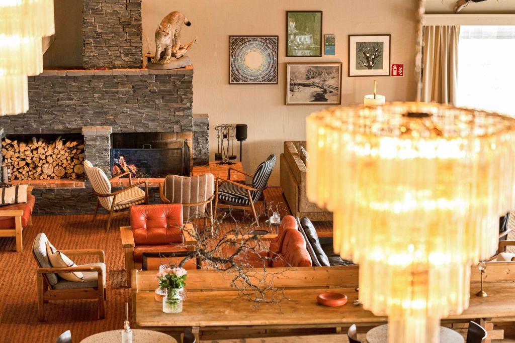 Posezení v ubytování Ranten Hotell Best Western Signature Collection