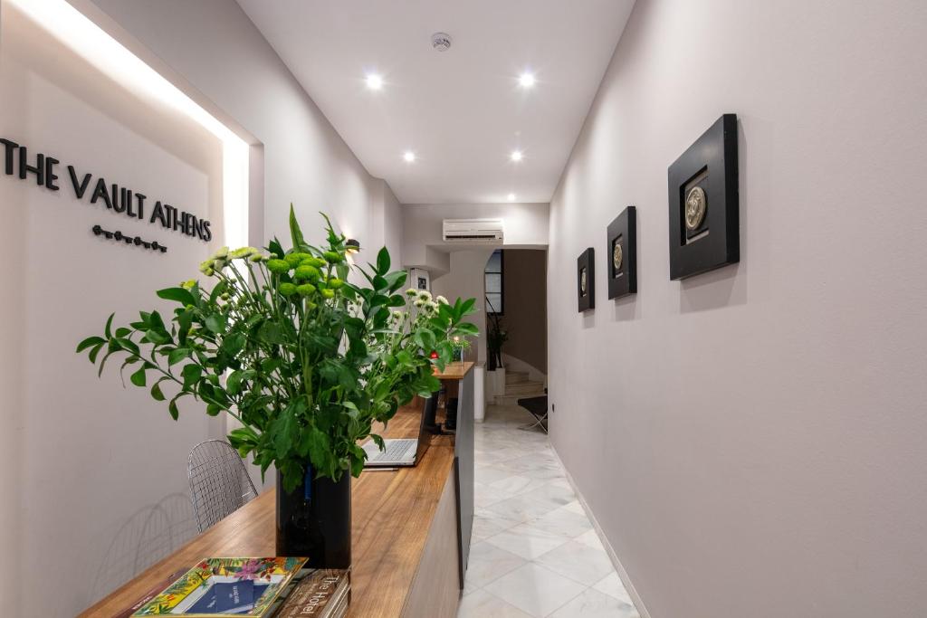 Vstupní hala nebo recepce v ubytování The Vault Athens