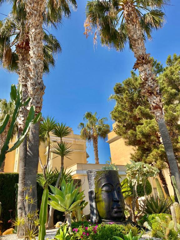 Zahrada ubytování Alicante Golf Hoyo 18 4-6 Pax. piscina, wifi, parking privado.