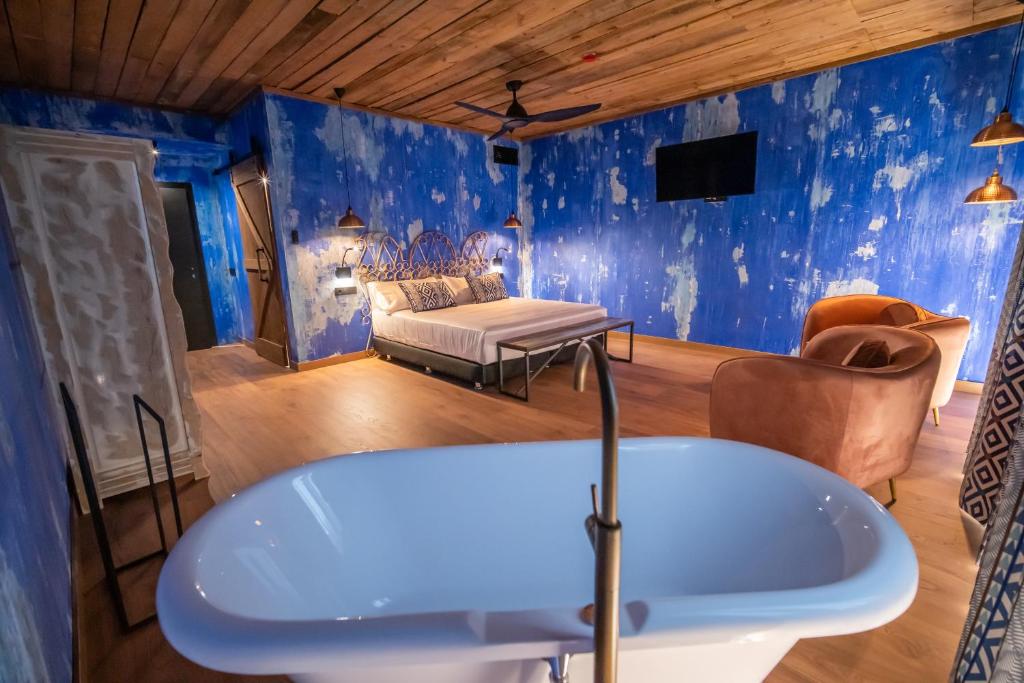 Postel nebo postele na pokoji v ubytování HOTEL SOMNIFABRIK