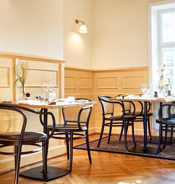 Restaurace v ubytování Hotel Saxkjøbing