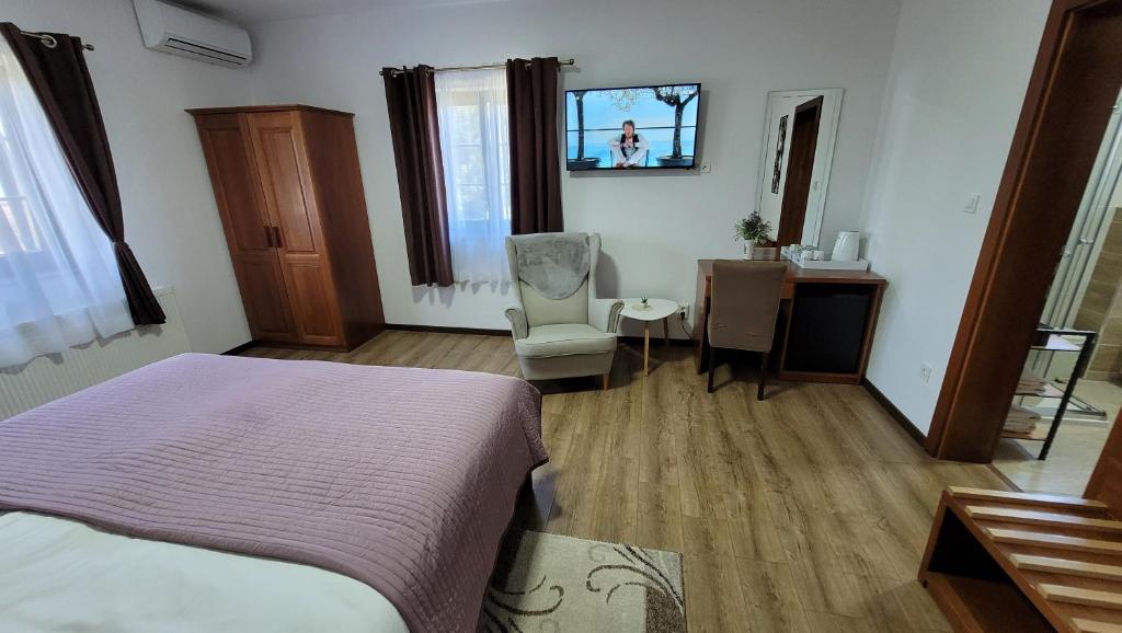 Posteľ alebo postele v izbe v ubytovaní B&B Plitvice Lakes Villa Prica