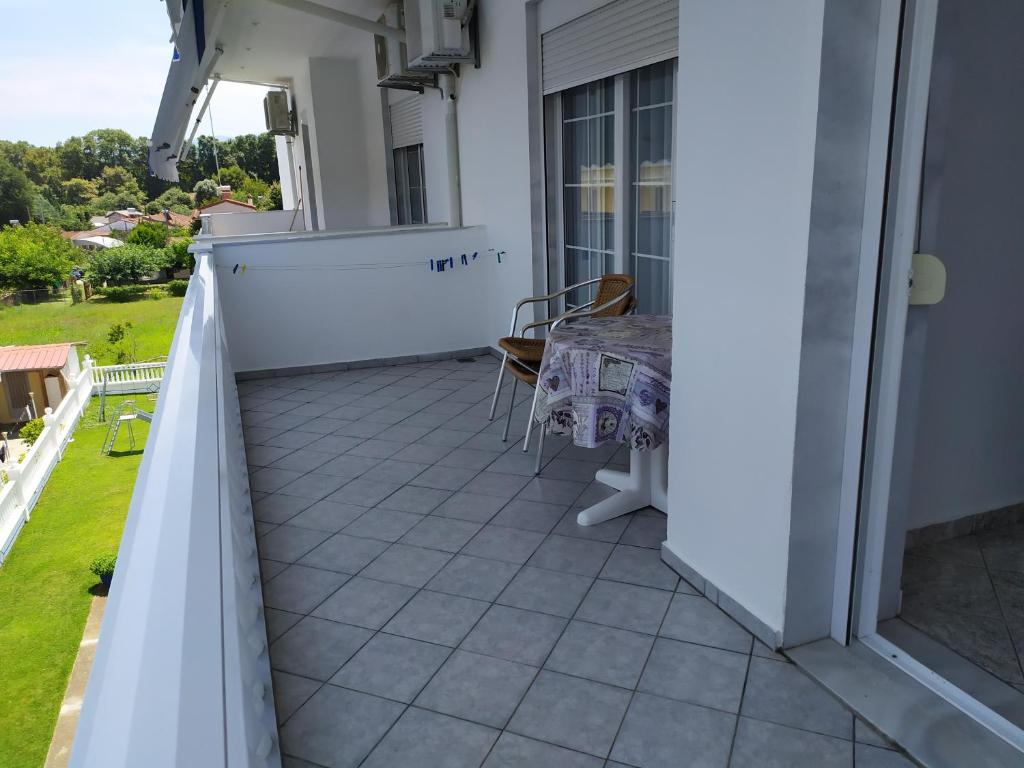 Balkón nebo terasa v ubytování Panorama Apartments
