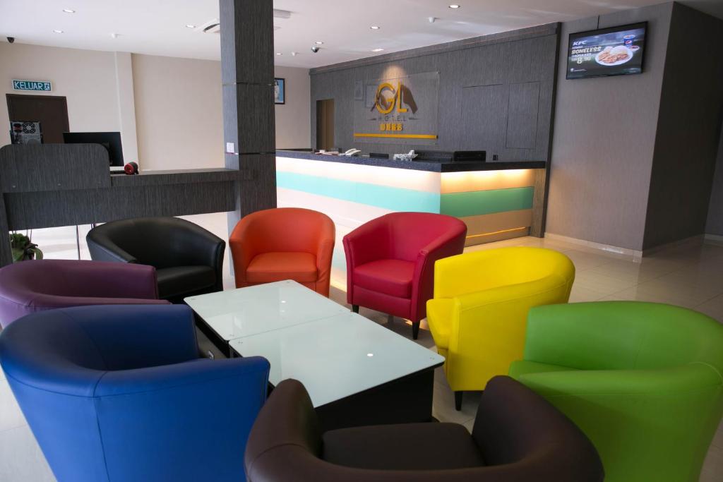 Posezení v ubytování GL Hotel Kluang