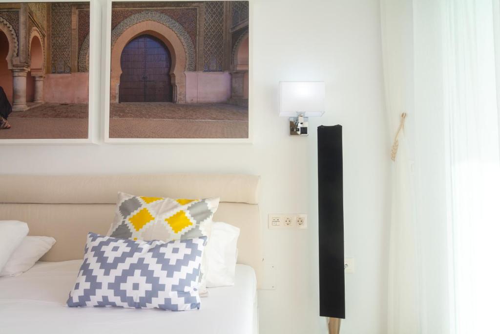 Posteľ alebo postele v izbe v ubytovaní Townhouse El Romeral