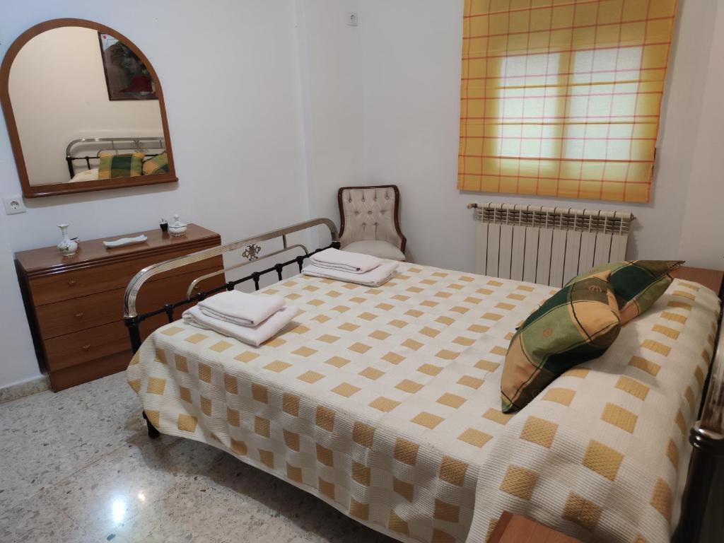 Posteľ alebo postele v izbe v ubytovaní Casa Ventana Cazorla