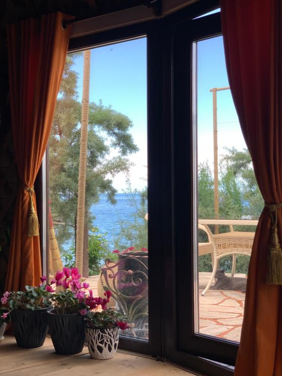 Ak-Tengir Yurt Resort - 带阳台和海景的双人间