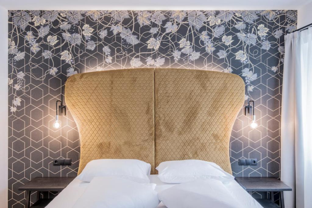 Postel nebo postele na pokoji v ubytování B&B Zur Traube
