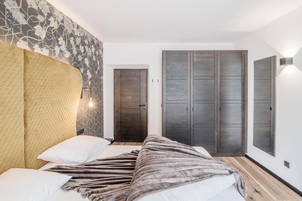 Postel nebo postele na pokoji v ubytování B&B Zur Traube