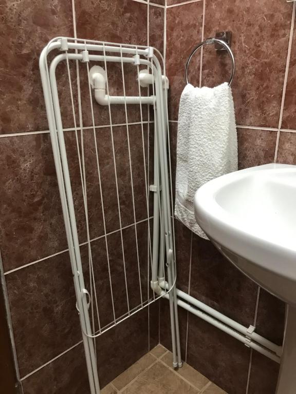 Koupelna v ubytování Apartman studio Milojkovic