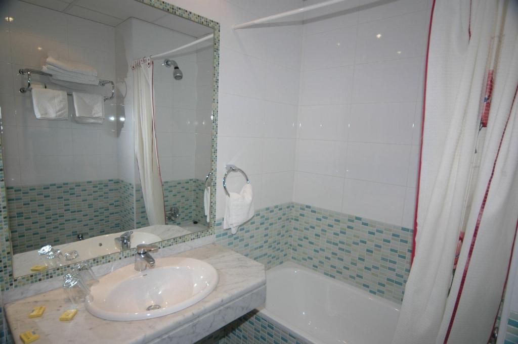 Koupelna v ubytování Hostal Ivor