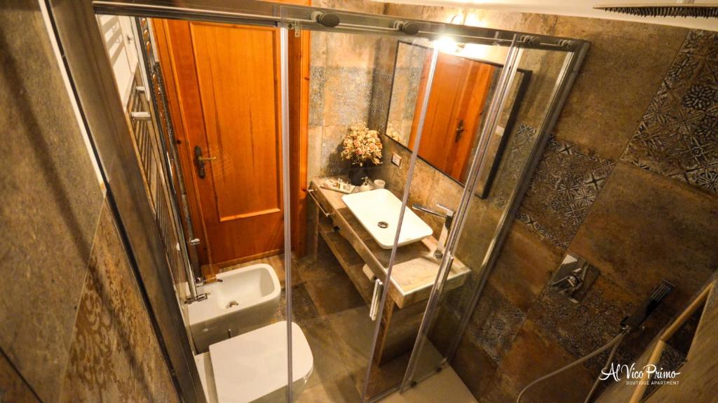 A bathroom at Al Vico Primo - Boutique Apartment