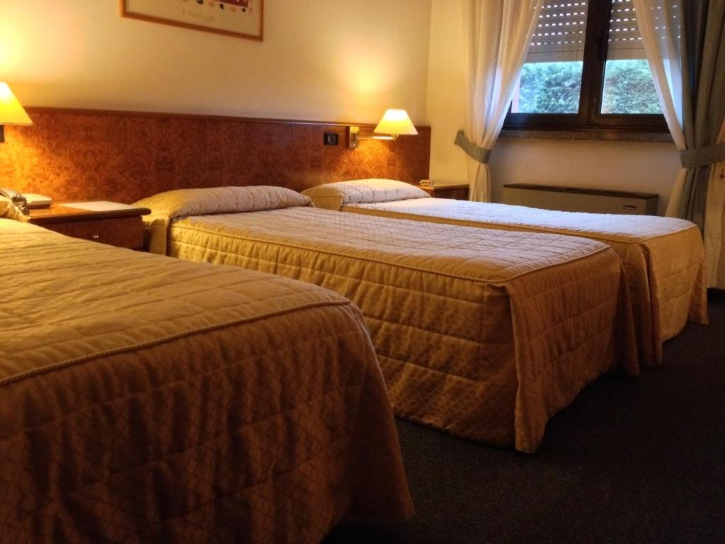 Posteľ alebo postele v izbe v ubytovaní Hotel Motel Europa
