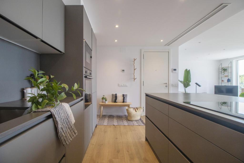 Kuchyň nebo kuchyňský kout v ubytování Vivalidays Apartour - Calella