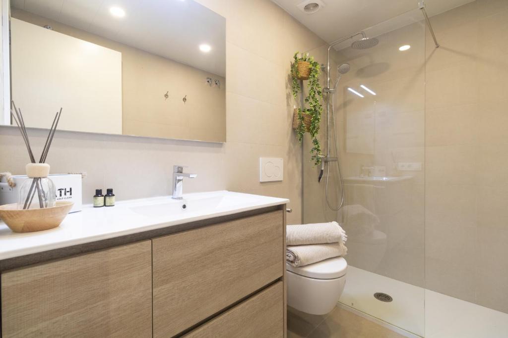 Koupelna v ubytování Vivalidays Apartour - Calella