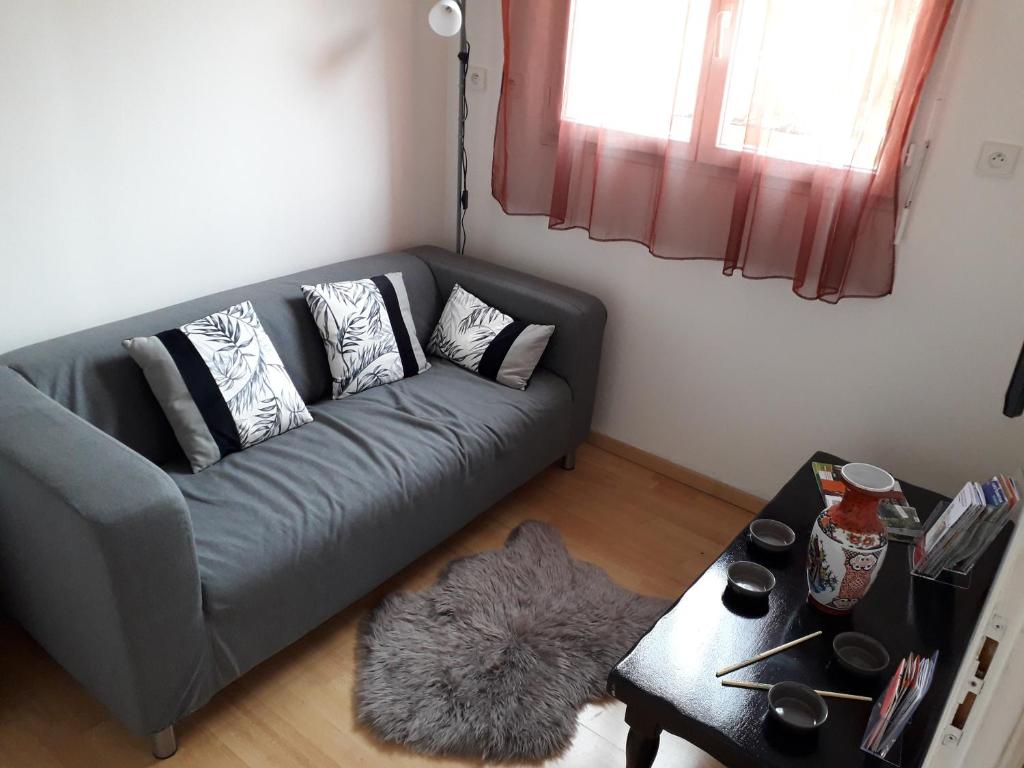 Posezení v ubytování Chambre Is