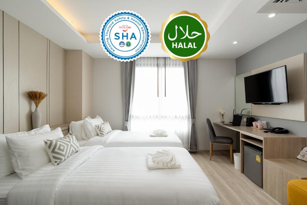 The Riski Hotel at Bangphlat Station SHA - Resim 5