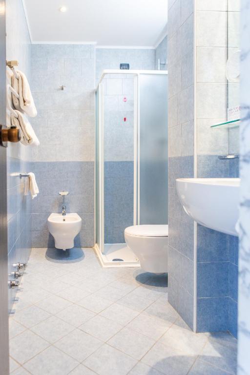 Koupelna v ubytování Hotel Bonotto