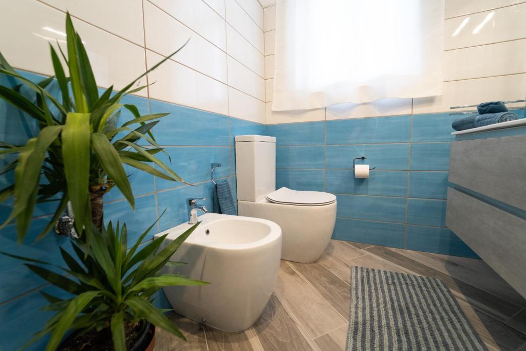 Kúpeľňa v ubytovaní Tyche apartaments & rooms