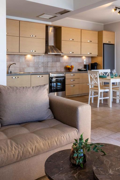 Кухня или мини-кухня в Gold Sun Villas
