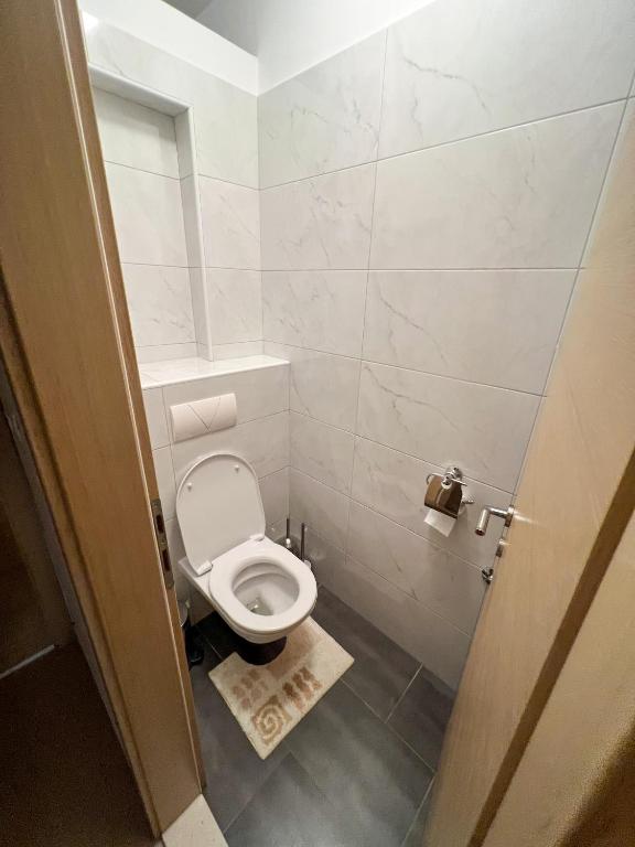 Kúpeľňa v ubytovaní Apartament Sunny z obłędnym widokiem na morze