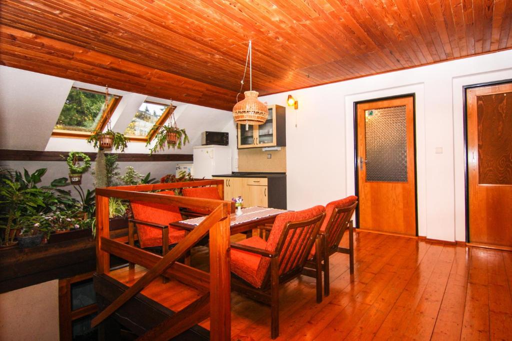 Kuchyň nebo kuchyňský kout v ubytování Privát - Harrachov 392