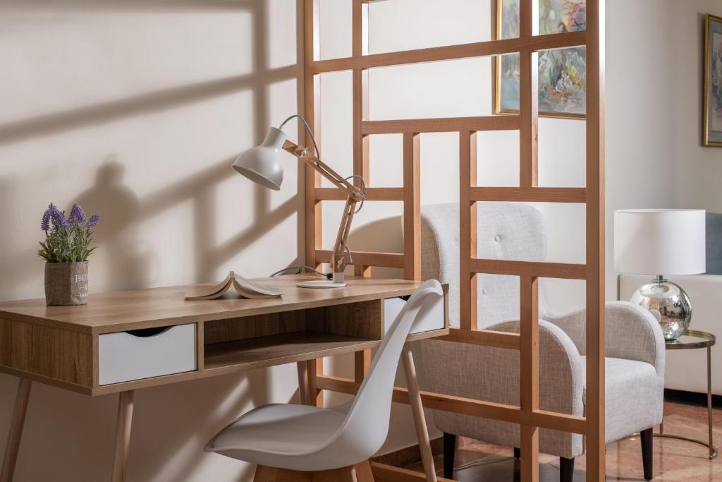 Posezení v ubytování City Life Apartment